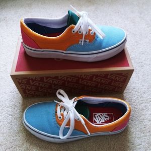 🎇Vans Era Suede Canvas Multi/Bright Sneakers